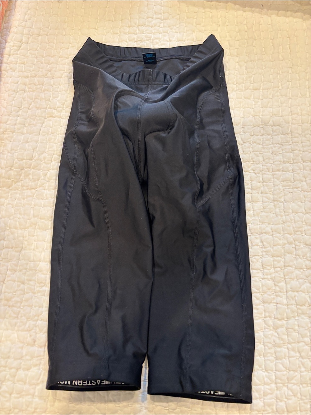Eastern Mountain Sports Black Women's Cycling Cropped Bib Shorts